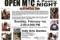 Past Open Mic Night Event Flyers
